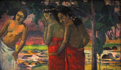 Three Tahitian Women by Paul Gauguin